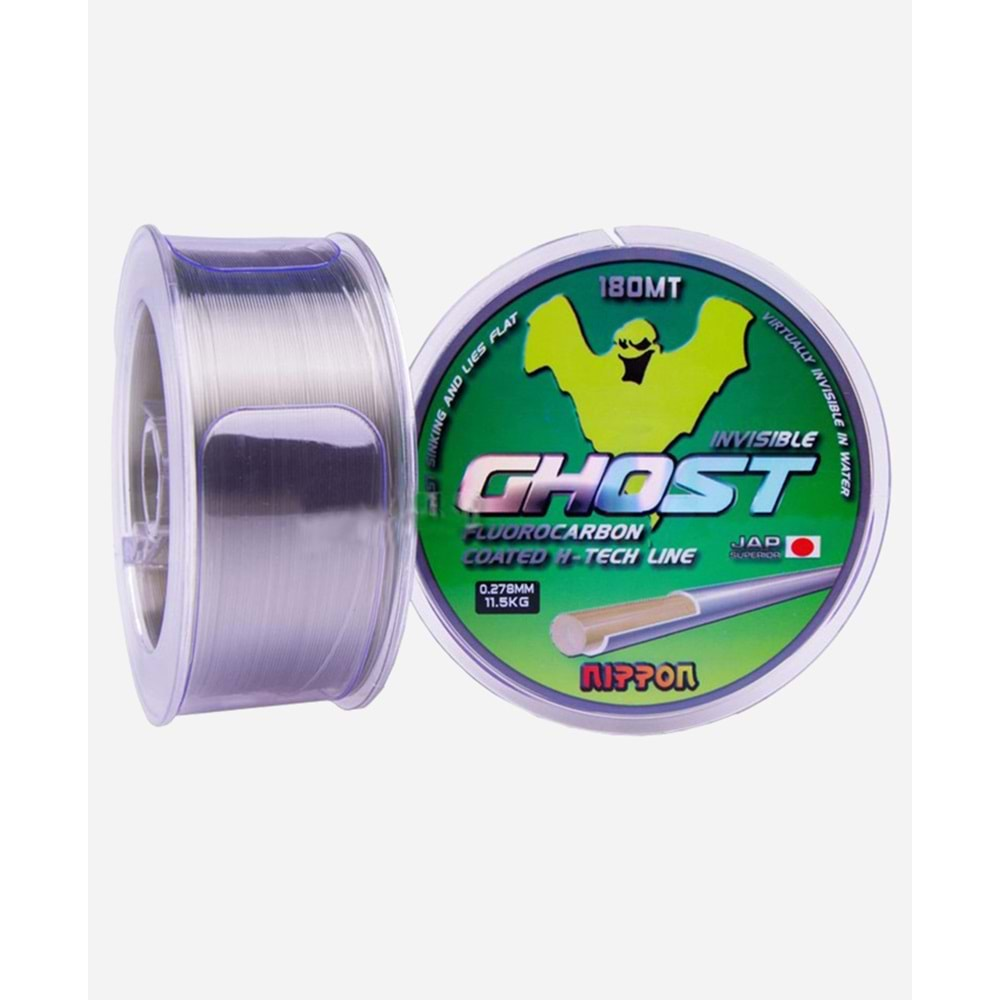 NİPPON GHOST Fluorocarbon MİSİNA 180 MT