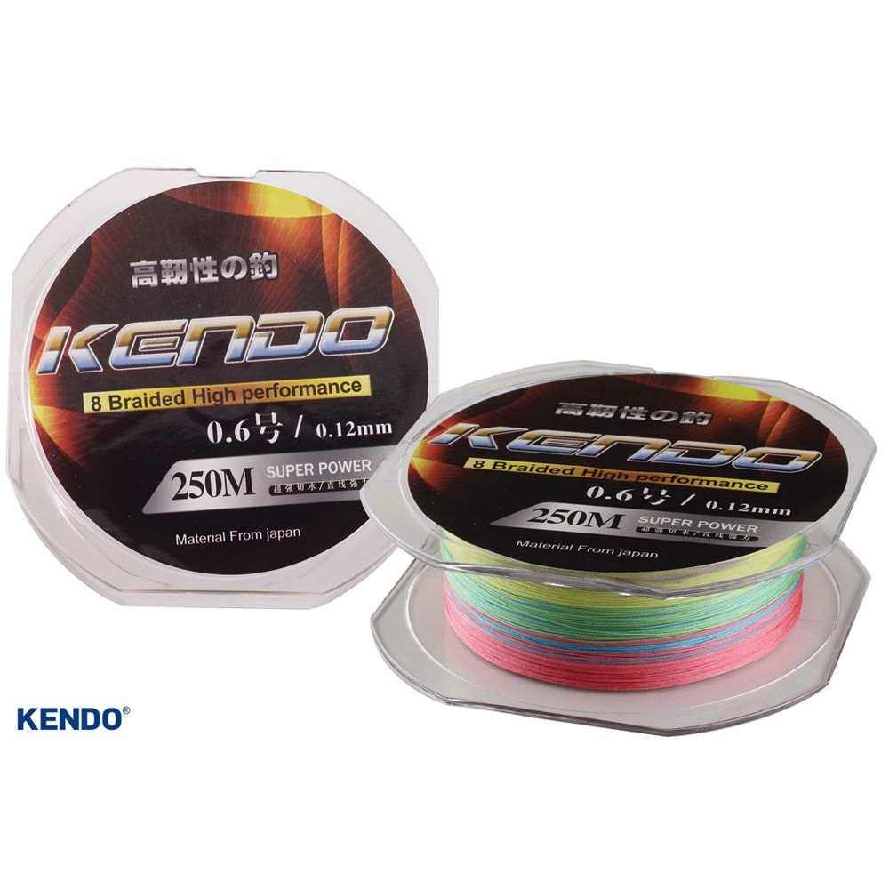 Kendo Dynema 8 Örgü 120Mt (Multıcolour)