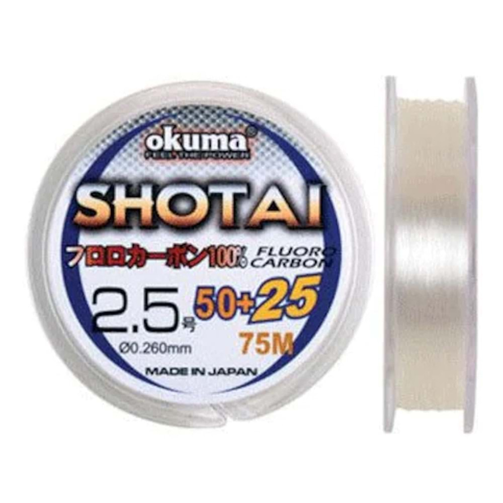 Okuma Shotai Fluorocarbon 75 mt Misina