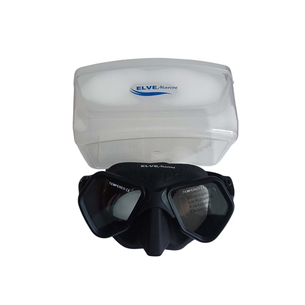 Elve M26 Micro Silikon Tempered Cam Dalış Maskesi