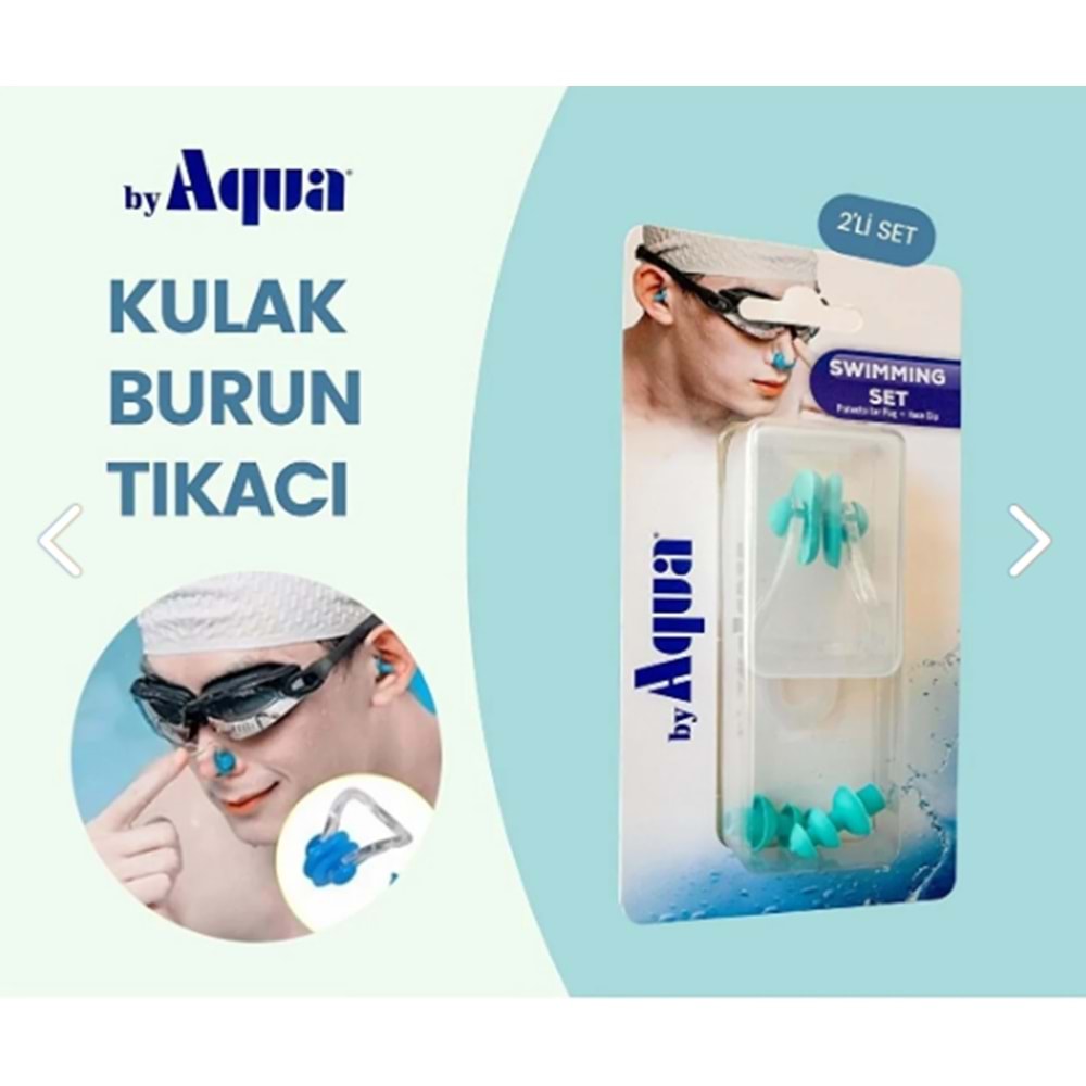 By Aqua Silikon Kulak Ve Burun Tıkacı