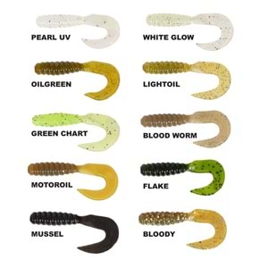 RYUJI SWIM WORM 5.5CM TPR KOKULU SİLİKON